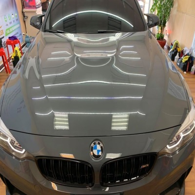 BMW原廠水泥灰搭配汽車隔熱紙就是帥！